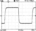 Square wave shape (50 kHz)